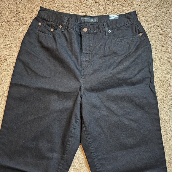 Old Navy Hi Rise Pixie Flare Pants Womens 10 Black Stretch SecretSmooth NWT Read - Picture 2 of 16